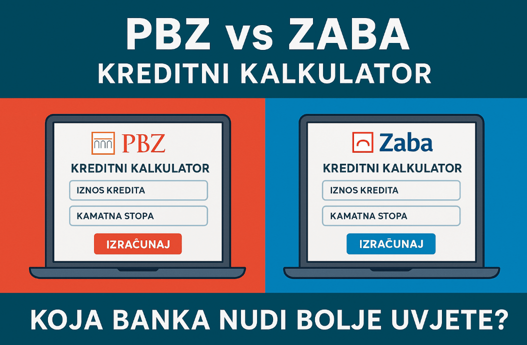 PBZ vs Zaba Kreditni Kalkulator